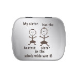Sisters, Humorous, Customizable Candy Tin at Zazzle
