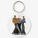 "Sisters In Grace" Keychain by safarifineart "Sisters In Grace" Keychain