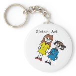 Sisters Key Chain