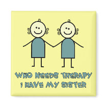 Sisters Magnet by ScottInk Sisters Magnet