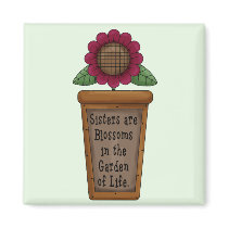 Sisters magnets by SoCalTeeShirts Sisters magnets