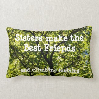 Sisters Quote Throw Pillow mojo_throwpillow