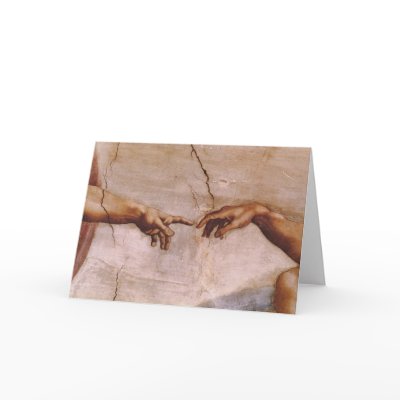 Sistine Chapel Ceiling Greeting Cards by alternateworlds