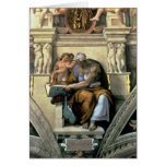 Sistine Chapel Ceiling: Cumaean Sibyl, 1510 Cards