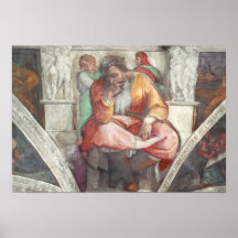 Sistine Chapel Ceiling: The Prophet Jeremiah Posters