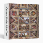 Sistine Chapel Ceiling Vinyl Binders