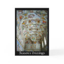 sistine chapel greetings cards