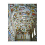 sistine chapel post cards