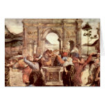 Sistine Chapel - Punishments of the Levites Card