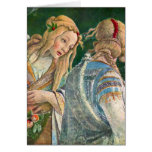 Sistine Chapel -The youth of Moses Greeting Card