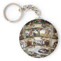Sistine Chapel, Vatican, Rome, Italy Key Chain