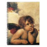 Sistine Madonna Angels by Raphael Raffaello Note Book