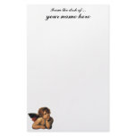 Sistine Madonna Angels by Raphael Raffaello Custom Stationery