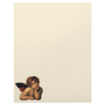 Sistine Madonna Angels by Raphael Sanzio Letterhead Template
