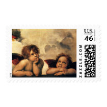 Sistine Madonna Angels by Raphael Sanzio Postage Stamps