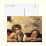 Sistine Madonna Angels by Raphael Sanzio Postcard