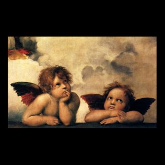 Sistine Madonna Angels by Raphael Sanzio Print