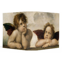 Sistine Madonna Detail, Raphael Vinyl Binders