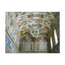 sistine postcards