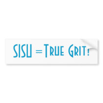 Sisu Bumper Sticker Upper Peninsula MI Finland