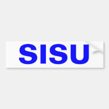 Sisu Bumper Sticker Upper Peninsula MI Finland