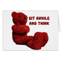 SIT AWHILE AND THINK cards