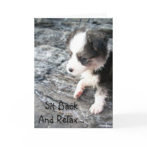 Sit Back And Relax Greeting Card by CreatureCreations Sit Back And Relax Greeting Card