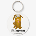 Sit happens keychain by slamdunksapparel Sit happens keychain
