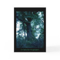 Sit Here Tree Card