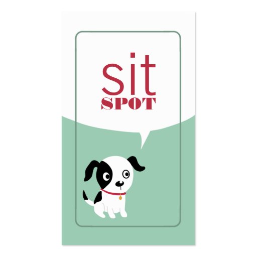 Sit Spot Business Cards