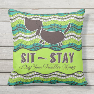 throw pillows with dog sayings