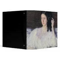 Sita and Sarita, or Young Girl with a Cat Vinyl Binders