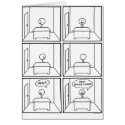 sitckman new office chair greeting card by jesterbryanc sitckman new office chair greeting card