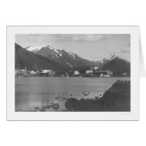 Sitka Harbor Alaska 1908 cards