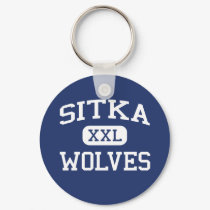 Sitka - Wolves - Sitka High School - Sitka Alaska keychains