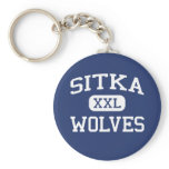 Sitka - Wolves - Sitka High School - Sitka Alaska keychains