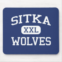 Sitka - Wolves - Sitka High School - Sitka Alaska Mouse Mat