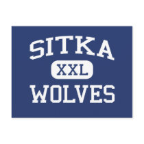 Sitka - Wolves - Sitka High School - Sitka Alaska postcards by customteamsportswear Sitka - Wolves - Sitka High School - Sitka Alaska postcards