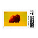 Sitting Bison postage