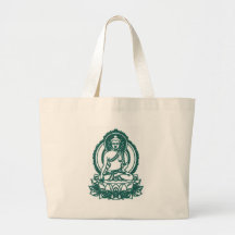 SITTING BUDDHA MEDITATING PEACE BAG