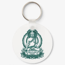 SITTING BUDDHA MEDITATING PEACE keychains by saythany SITTING BUDDHA MEDITATING PEACE keychains