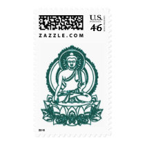 SITTING BUDDHA MEDITATING PEACE postage by saythany SITTING BUDDHA MEDITATING PEACE postage