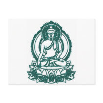 SITTING BUDDHA MEDITATING PEACE postcards by saythany SITTING BUDDHA MEDITATING PEACE postcards