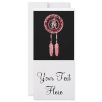 'Sitting Bull Maroon' Personalized Rack Card
