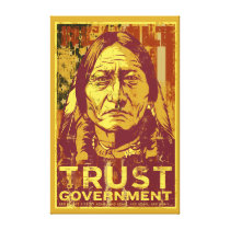 Sitting Bull Stretched Canvas Print canvas prints