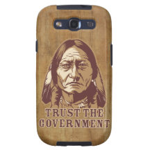 Sitting Bull Trust Government PhoneCases Samsung Galaxy SIII Case