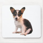 Sitting Cardigan Welsh Corgi Puppy Mouse Mat