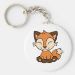 Sitting Fox Keychain