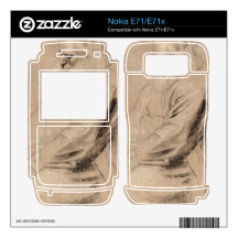 Sitting Greis by Paul Rubens Decal For The Nokia E71
