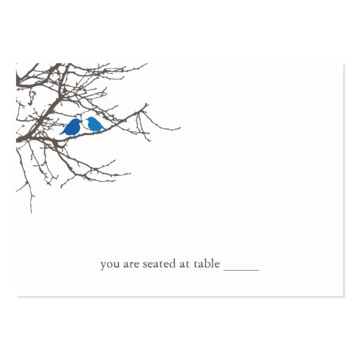 Sitting in a Tree Flat Place Card Business Cards